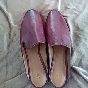 Frye brown leather flats